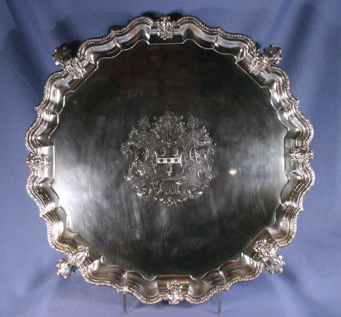 George II silver salver by Simon Pantin II | MasterArt